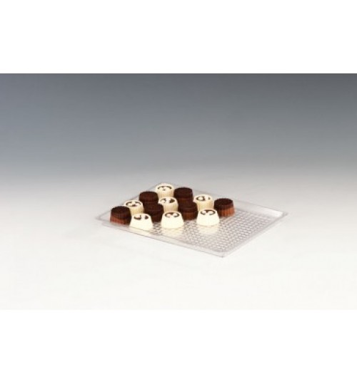 POLYCARBONAT ÇİKOLATA TEŞHİR TEPSİ 17,5 X 23,5 Cm